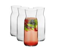 Argon Tableware Brocca Glass Carafes - 700ml - Pack of 4 in Clear Argon Tableware Clear