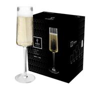 Argon Tableware Chelsea Optic Crystal Champagne Flutes - 260ml - Pack of 24 in Clear Argon Tableware Clear