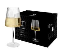 Argon Tableware Chelsea Optic Crystal White Wine Glasses - 480ml - Pack of 24 in Clear Argon Tableware Clear