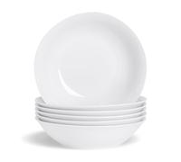 Argon Tableware China Pasta Bowl, White, 25cm, set of 6
