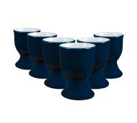 Argon Tableware Coloured Ceramic Egg Cups 5cm Pack of 6 in Navy Argon Tableware Navy