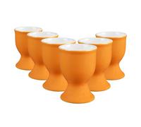 Argon Tableware Coloured Ceramic Egg Cups 5cm Pack of 6 in Yellow Argon Tableware Yellow