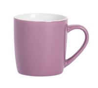Argon Tableware Coloured Coffee Mug - 350ml - Durable Stoneware Cappuccino Latte Tea Cup in Purple Argon Tableware Purple