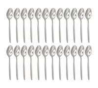 Argon Tableware Economy Silver Teaspoons - 24x Durable Rust Resistant Flatware Argon Tableware Silver
