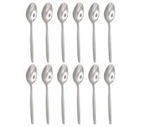 Argon Tableware Economy Stainless Steel Teaspoons - 13.5cm - Pack of 12 in Silver Argon Tableware Silver
