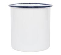 Argon Tableware White Enamel Utensil Holder - 15.5Cm - Blue, White