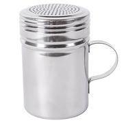 Argon Tableware Flour Shaker 300ml - Stainless Steel Mesh Sifter Duster for Icing Sugar, Cocoa Powder & Coffee - Baking Sieve Dredger for Kitchen Cooking & Cake Decorating