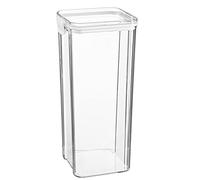 Argon Tableware Food Storage Container - 1.8L - White - Pack of 1 - Clear Airtight Reusable Stackable Freezer Storage Meal Prep Container Lunch Tupperware Box with Clip-Lock Lid
