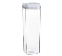 Argon Tableware Food Storage Container - 1.9 Litre - White Airtight Plastic Storage Pantry Food Organiser With Flip Lock Lid