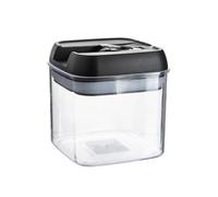 Argon Tableware Food Storage Container - 500Ml - Black Airtight Plastic Storage Pantry Food Organiser With Flip Lock Lid