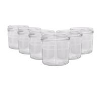 Argon Tableware Glass Jam Jars - 130Ml - Pack Of 6