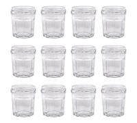 Argon Tableware Glass Jam Jars - 30Ml - Pack Of 12