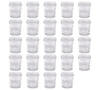 Argon Tableware Glass Jam Jars - 30ml - Pack of 24 in Clear Argon Tableware Clear