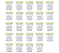 Glass Jam Jars - 30ml - Pack of 24 Argon Tableware Yellow One Size