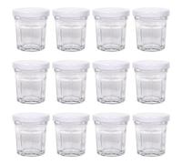 Glass Jam Jars - 30ml - Pack of 12 Argon Tableware White One Size