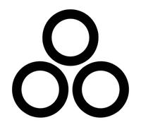 Argon Tableware Glass Storage Jar Seals - Small - Black - Pack of 6 Argon Tableware Black