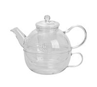 Argon Tableware Glass Tea For One Set 550ml in Clear Argon Tableware Clear