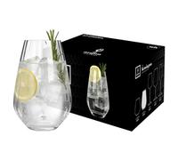 Argon Tableware Kensington Optic Crystal Highball Glasses - 620ml - Pack of 48, Clear