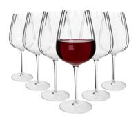 Argon Tableware Kensington Optic Crystal Red Wine Glasses - 640Ml - Pack Of 6