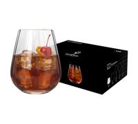 Argon Tableware Kensington Optic Crystal Tumbler Glasses - 460ml - Pack of 48 in Clear Argon Tableware Clear