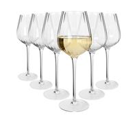 Argon Tableware Kensington Optic Crystal White Wine Glasses - 360ml - Pack of 6 in Clear Argon Tableware Clear
