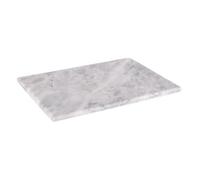 Argon Tableware Rectangle Marble Chopping Boards - 30 x 20cm - Pack of 1 - White Cutting Board Solid Worktop Protector Mat Serving Platter for Slicing Vegetables, Cutting Meat, Meal Preparation