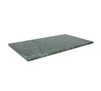 Argon Tableware Marble Serving Board - 53 x 32cm - Green Luxury Charcuterie, Cheese & Tapas Platter with Non-Slip Feet for Home, Café & Restaurant Use