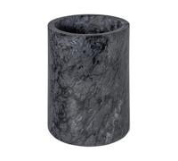 Argon Tableware Marble Wine Bottle Cooler - 13cm - Black - Insulated Wine Cooler Ice Cooler Sleeve Chiller for Champagne Bottles, Parties, Celebrations