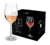 Argon Tableware Mayfair Crystal RosÃ© Wine Glasses - 540ml - Pack of 24, Clear