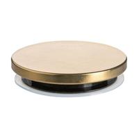 Argon Tableware Metallic Scandi Storage Jar Lid - 10Cm - Gold