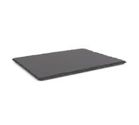 Argon Tableware Natural Slate Serving Board - 32 x 26cm - Rustic Cheese, Charcuterie & Tapas Platter with Non-Slip Feet for Home, Restaurant & Café Use