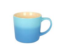 Argon Tableware 330ml New Bone China Ombre Mug - Blue - 1x Colourful Glazed Fine Ceramic Stoneware Pottery Coffee Tea Cup Set | Microwave & Dishwasher Safe