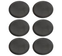 Argon Tableware Oval Non-Slip Serving Trays - 79cm x 66cm - Black - Pack of 6 | Size: 79 cm x 66 cm Argon Tableware Black 79 cm x 66 cm
