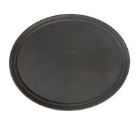 Argon Tableware Oval Serving Tray - 73.5 X 60Cm - Reusable Non Slip Stackable Rubberized Food Drinks Platter Tray