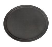 Argon Tableware Oval Serving Tray - 79 X 66Cm - Reusable Non Slip Stackable Rubberized Food Drinks Platter Tray