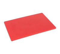 Argon Tableware Plastic Chopping Board - Red - 45cm x 30cm - Thick Colour Coded Kitchen Professional Catering Cutting Block Mat for Raw Meat