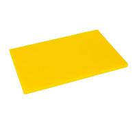 Argon Tableware Plastic Chopping Board For Kitchen Food Preparation Meat Vegetables Fish & Bread - Yellow