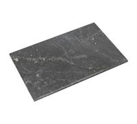 Rectangle Marble Chopping Board - 40cm x 30cm Non-Slip Worktop Argon Tableware Black One Size