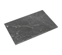 Rectangle Marble Chopping Board - 40cm x 30cm Non-Slip Worktop Argon Tableware Black One Size