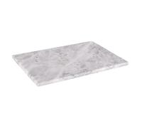 Argon Tableware Rectangle Marble Chopping Boards - 30 x 20cm - Pack of 1 - White Cutting Board Solid Worktop Protector Mat Serving Platter for Slicing Vegetables, Cutting Meat, Meal Preparation