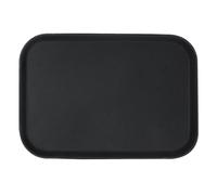 Argon Tableware Rectangle Non-Slip Serving Tray - 66cm x 45.5cm - Black | Size: 66 cm x 45.5 cm Argon Tableware Black 66 cm x 45.5 cm