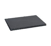 Argon Tableware Rectangle Slate Serving Platters 30 x 20cm Pack of 2 in Grey | Size: 30 x 20 cm Argon Tableware Grey 30 x 20 cm