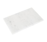 Rectangle Marble Chopping Board - 40cm x 30cm Non-Slip Worktop Argon Tableware White One Size