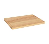 Argon Tableware Rectangle Wooden Chopping Board - 35 x 25 x 1.5cm - 1x Premium Extra-Thick Natural Kitchen Butchers Carving Wood Block Cutting Boards Serving Tray Worktop Saver for Meat, Bread, Cheese
