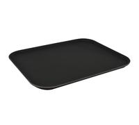 Argon Tableware Rectangular Non-Slip Serving Tray 45 x 35cm Black | Size: 45 x 35 cm Argon Tableware Black 45 x 35 cm
