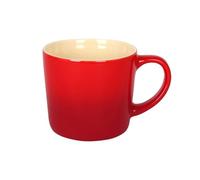 Argon Tableware Red Ombre Coffee Mug 330ml - New Bone China Tea Mug, Vegan Friendly Ceramic Cup, Glazed Stoneware Style Drinkware, Microwave Dishwasher Safe