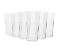 Argon Tableware Reusable Plastic Highball Glasses - 665ml - Pack of 6