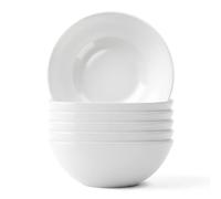 Argon Tableware Round Opalware Cereal Bowls - 16cm - Pack of 6 in White Argon Tableware White