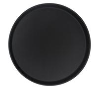Argon Tableware Round Serving Tray - 40.5Cm - Reusable Non Slip Stackable Rubberized Surface Platter Food Drinks Tray