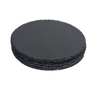 Argon Tableware Round Slate Placemats - 30Cm - Pack Of 6